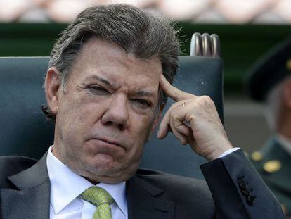 El presidente colombiano, Juan Manuel Santos, el pasado viernes.