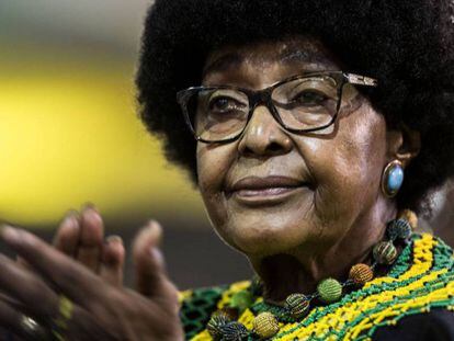 Winnie Mandela en Johannesburgo el pasado 20 de diciembre.