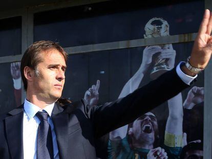 Lopetegui, en su presentación como seleccionador de España.
