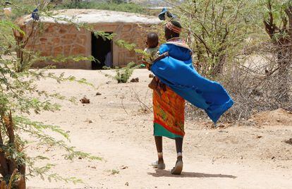 Umoja se fundó hace 30 años por 15 mujeres. Hoy residen aquí unas 40 familias de madres con sus hijos. 