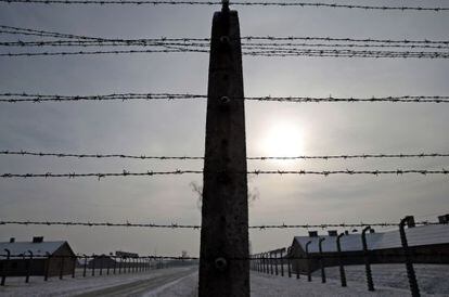 Imagen del campo de exterminio de Auschwitz tomada el pasado enero.