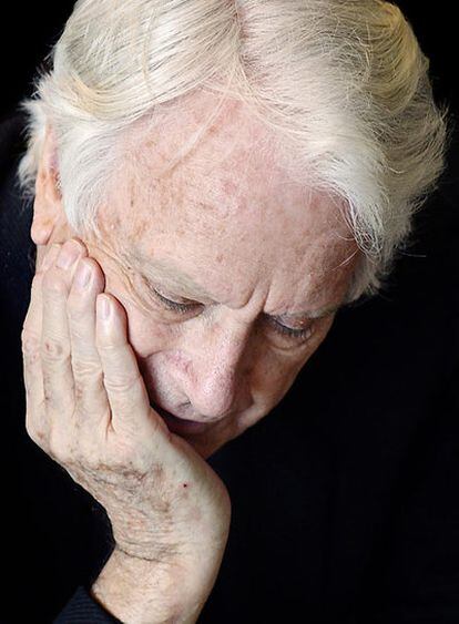 Un retrato del escritor Jorge Semprún, en diciembre de 2009.