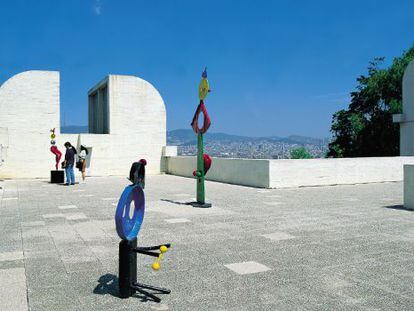 El edificio de la Fundación Miró, obra de Josep Lluís Sert.