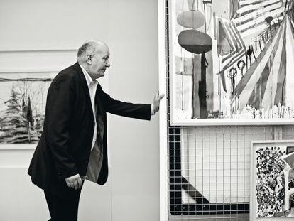 Pierre Levai, presidente de Marlborough Gallery New York, en la nueva sede de la Galería Marlborough en Barcelona.
