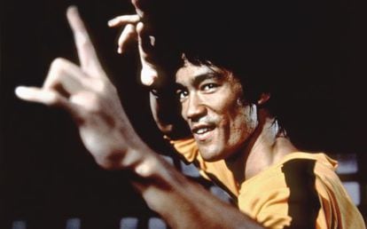 Bruce Lee, en 'Juego de la muerte' (1978), realizada con material filmado antes de su muerte.