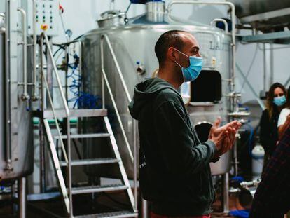 Fábrica de cervezas La Raiz Cuadrada, en El Barraco (Ávila). 