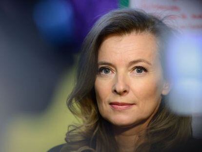 Val&eacute;rie Trierweiler, pareja de Hollande.