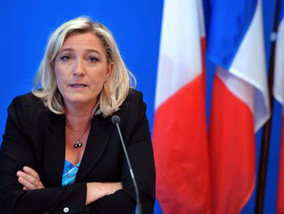 Marine Le Pen, l&iacute;der del Frente Nacional franc&eacute;s.