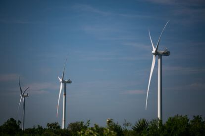 Parque eólico "La Mesa", en Tamaulipas, México.