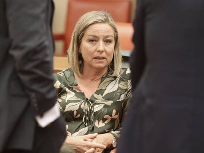 La presidenta de la comisión de investigación de la crisis financiera en el Congreso, la diputada Ana Oramas.