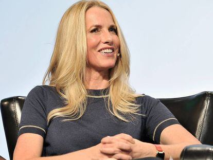 Laurene Powell, viuda del cofundador de Apple Steve Jobs.