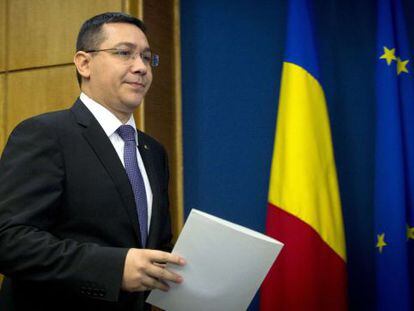 Victor Ponta, en un acte del novembre del 2014.