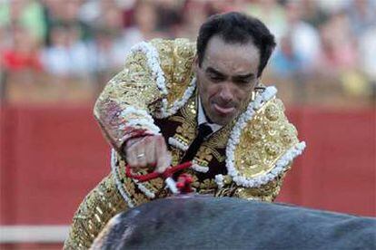 El Cid, ayer en La Maestranza.