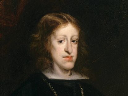 Retrato de Carlos II, pintado hacia 1680 por Juan Carreño de Miranda.