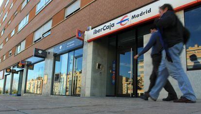 Oficina de Ibercaja en Madrid.