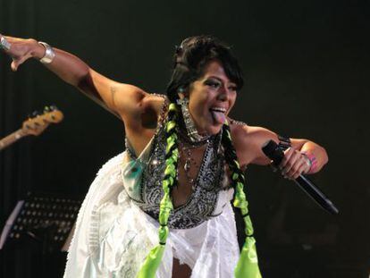 Lila Downs en el concierto del Auditorio Nacional de M&eacute;xico DF.