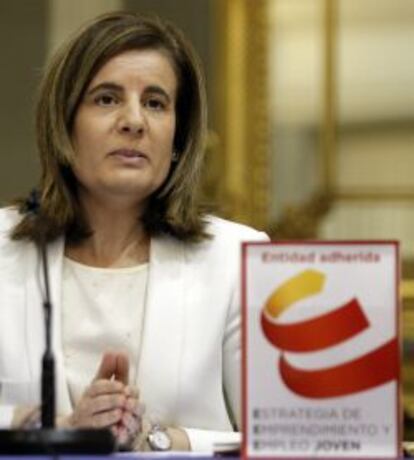 La ministra de Empleo y Seguridad Social, Fátima Báñez, en una foto de archivo.