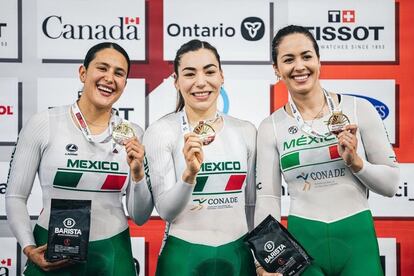 Las mexicanas Gaxiola, Salazar y Verdugo se cuelgan el oro en el campeonato  panamericano de ciclismo