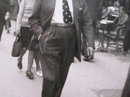 Gilberto Bosques en la avenida de la Canebière de Marsella en 1941.