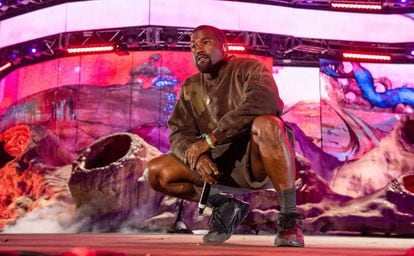 Kanye West, en Festival de Coachella de este 2019.