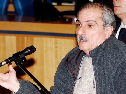 Adolfo Scinlingo, durante su juicio en la Audiencia Nacional. 