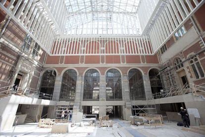 Un momento de las obras de restauración del Rijksmuseum.