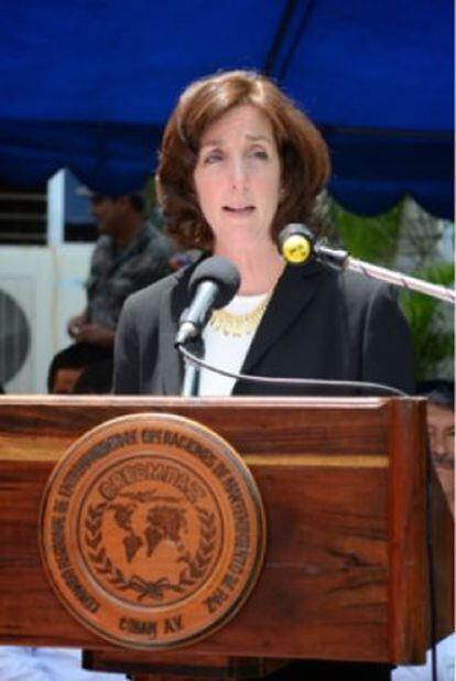 Roberta Jacobson, en un viaje reciente a Guatemala.