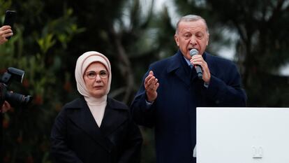 Tayyip Erdogan, reelegido como presidente turco, el domingo 28.