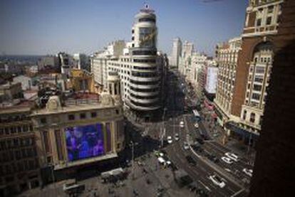 Imagen del centro de Madrid.
