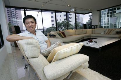 El empresario Peter Lim, en Singapur.