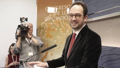 Antonio Hernando, portaveu del PSOE al Congrés.