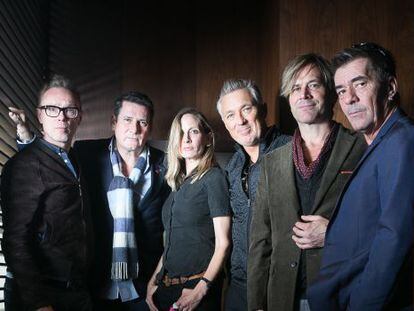 Spandau Ballet junto a George Hencken, directora del documental &#039;Soulboys of the Western World&#039;.