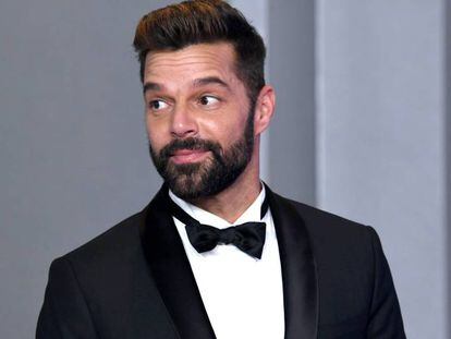 Ricky Martin en los Globos de Oro, en California, el pasado enero.