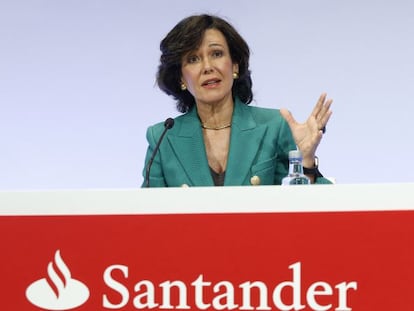 Ana Botín, presidente de Santander.