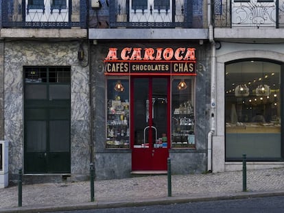 La tienda de caf&eacute; y t&eacute; A Carioca, en Lisboa, uno de los establecimientos incluidos en el programa Lojas com Hist&oacute;ria de la c&aacute;mara municipal lisboeta. 