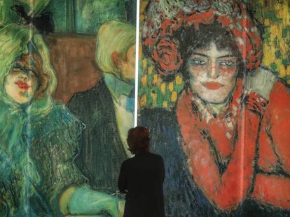 Exposición Lautrec-Picasso, en el museo Thyssen de Madrid.