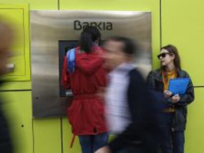 Un cajero de Bankia.