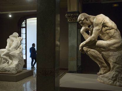 La escultura 'El Pensador', de Rodin.