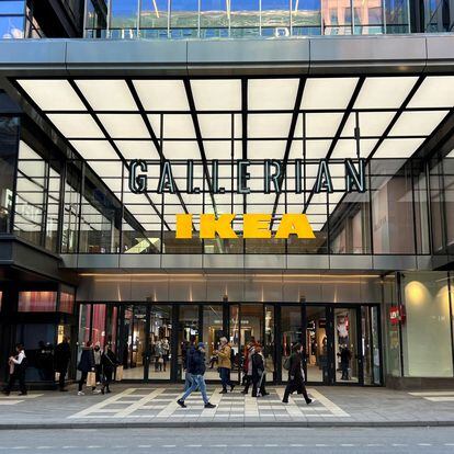 FILE PHOTO: Entrance view of the city-centre Gallerian mall which also houses an IKEA store in Stockholm, Sweden February 10, 2023. REUTERS/Anna Ringstrom/File Photo