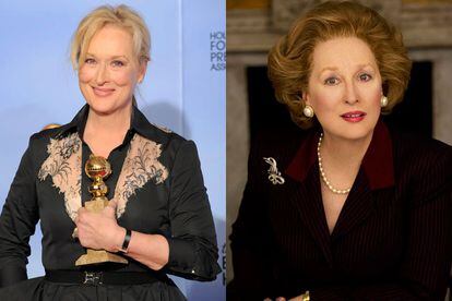 Meryl Streep se mete en la piel de Margaret Thatcher con La dama de hierro. Hace unas semanas hablamos de la vuelta de este tipo de estilo.
