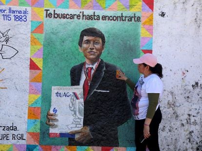 Socorro Gil durante una jornada de búsqueda en Acapulco, Estado de Guerrero, el 22 de febrero de 2022.