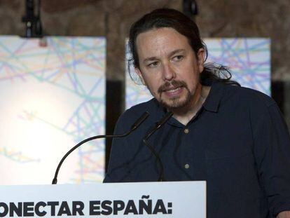 Pablo Iglesias, en un acte divendres passat.