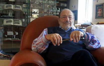 El escritor y fil&oacute;sofo italiano Umberto Eco.