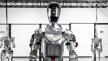 Una imagen de un robot de FigureAI, en una imagen de redes sociales.
