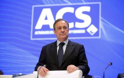 Florentino P&eacute;rez, presidente de ACS