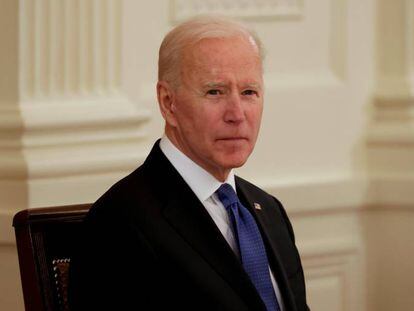 Joe Biden, presidente de EE UU, en la Casa Blanca.