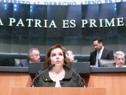 La diputada Selene Vázquez.