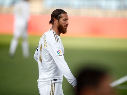 Sergio Ramos, el pasado domingo contra el Eibar.