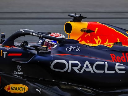 Verstappen durante el GP de Holanda.