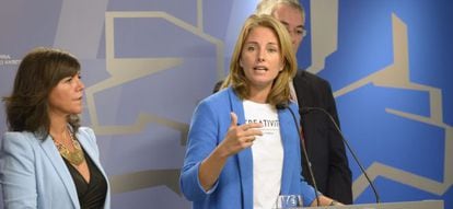La ya ex presidenta del PP de Euskadi, Arantza Quiroga.